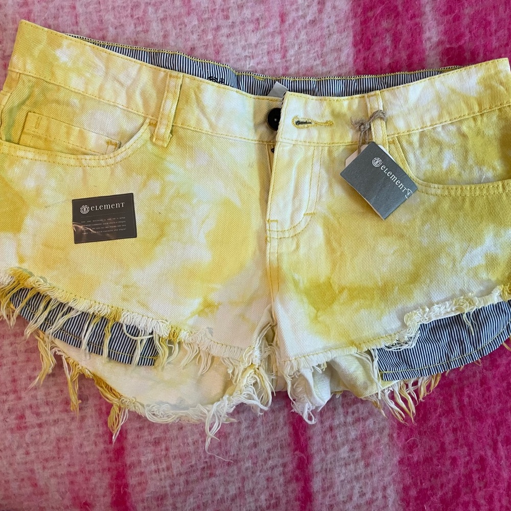 Element denim jean shorts